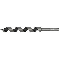 Loops 20 x 235mm Hardened Auger Wood Drill Bit - Hexagonal Shank - Woodwork Timber
