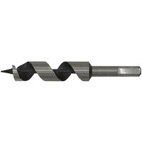 Loops 22 x 155mm Hardened Auger Wood Drill Bit - Hexagonal Shank - Woodwork Timber