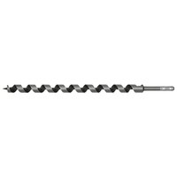 Loops 22 x 460mm Hardened Auger Wood Drill Bit - Hexagonal Shank - Woodwork Timber