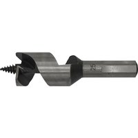 Loops 25 x 100mm Hardened Auger Wood Drill Bit - Hexagonal Shank - Woodwork Timber