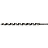 Loops 25 x 460mm Hardened Auger Wood Drill Bit - Hexagonal Shank - Woodwork Timber