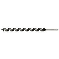 Loops 28 x 460mm Hardened Auger Wood Drill Bit - Hexagonal Shank - Woodwork Timber