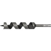 Loops 32 x 235mm Hardened Auger Wood Drill Bit - Hexagonal Shank - Woodwork Timber