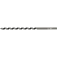 Loops 8 x 235mm Hardened Auger Wood Drill Bit - Hexagonal Shank - Woodwork Timber