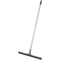 Loops 600mm Rubber Blade Floor Squeegee - Aluminium Handle - Metal Support Beam