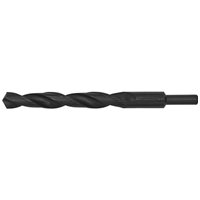 Loops 12.5 x 150mm HSS Roll Forged Blacksmith Drill Bit - Reduced Shank - 120mm Flute in Black
