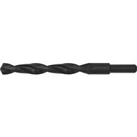 Loops 13.5 x 160mm HSS Roll Forged Blacksmith Drill Bit - Reduced Shank - 110mm Flute in Black