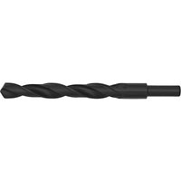 Loops 15 x 170mm HSS Roll Forged Blacksmith Drill Bit - Reduced Shank - 115mm Flute in Black
