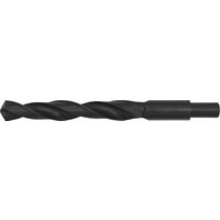 Loops 16.5 x 180mm HSS Roll Forged Blacksmith Drill Bit - Reduced Shank - 130mm Flute in Black