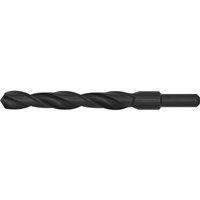 Loops 18 x 190mm HSS Roll Forged Blacksmith Drill Bit - Reduced Shank - 130mm Flute in Black