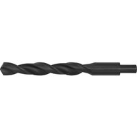 Loops 20 x 205mm HSS Roll Forged Blacksmith Drill Bit - Reduced Shank - 140mm Flute in Black