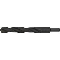 Loops 25 x 240mm HSS Roll Forged Blacksmith Drill Bit - Reduced Shank - 160mm Flute in Black