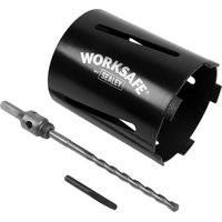 Loops 127mm x 150mm - Dry Diamond Core Drill Hole Saw - Hex Drive Adaptor - Drill Bit