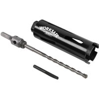 Loops 48mm x 150mm - Dry Diamond Core Drill Hole Saw - Hex Drive Adaptor - Drill Bit