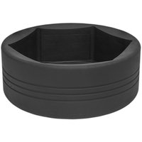 Loops 105mm Commercial 6 Point Impact Socket Bit - 1" Square Drive - Drop Forged Steel in Metallics