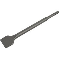 Loops 40 x 250mm Wide Impact Chisel - SDS Plus Shank - Demolition Hammer Chisel in Metallics