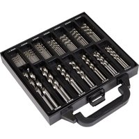 Loops 99 Piece Fully Ground HSS Drill Bit Assortment - Split Point Self Centring Tips