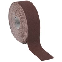 Loops Engineers Brown Emery Roll - 50mm x 50m - Rust Removal & Polishing - 120 Grit