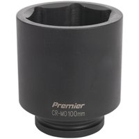 Loops 100mm Forged Deep Impact Socket - 1 Inch Sq Drive - Chromoly Wrench Socket