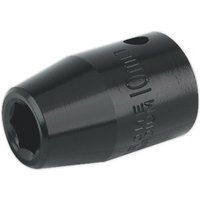 Loops 10mm Forged Impact Socket - 1/2 Inch Sq Drive - Chrome-Vanadium Wrench Socket