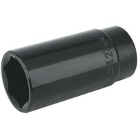 Loops 27mm Forged Deep Impact Socket - 1/2 Inch Sq Drive Chrome Vanadium Wrench Socket