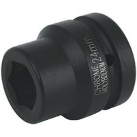 Loops 24mm Forged Impact Socket - 1 Inch Sq Drive - Chromoly Impact Wrench Socket