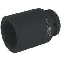 Loops 46mm Forged Deep Impact Socket - 1 Inch Sq Drive - Chromoly Wrench Socket