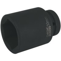 Loops 50mm Forged Deep Impact Socket - 1 Inch Sq Drive - Chromoly Wrench Socket