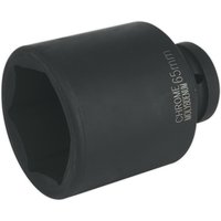 Loops 65mm Forged Deep Impact Socket - 1 Inch Sq Drive - Chromoly Wrench Socket