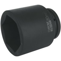 Loops 80mm Forged Deep Impact Socket - 1 Inch Sq Drive - Chromoly Wrench Socket