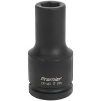 Loops 17mm Forged Deep Impact Socket - 3/4 Inch Sq Drive - Chromoly Wrench Socket
