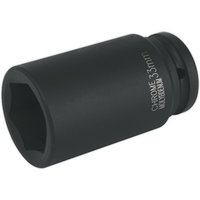 Loops 33mm Forged Deep Impact Socket - 3/4 Inch Sq Drive - Chromoly Wrench Socket