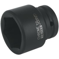 Loops 38mm Forged Impact Socket - 3/4 Inch Sq Drive - Chromoly Impact Wrench Socket