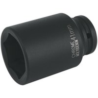 Loops 41mm Forged Deep Impact Socket - 3/4 Inch Sq Drive - Chromoly Wrench Socket
