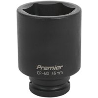 Loops 46mm Forged Deep Impact Socket - 3/4 Inch Sq Drive - Chromoly Wrench Socket