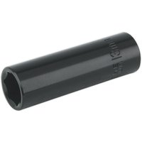 Loops 13mm Forged Deep Impact Socket - 3/8 Inch Sq Drive Chrome Vanadium Wrench Socket