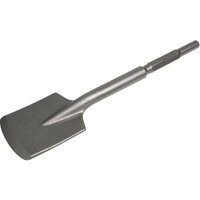 Loops 110 x 460mm Clay Breaker Spade Bit - Kango 900 - Impact Demolition Chisel in Metallics