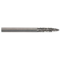 Loops 3 PACK - 3mm Micro Carbide Burr Ball Nose Tree Bits - Rotary Flash Removing