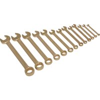 Loops 13 Piece Combination Spanner Set - 8 to 32mm - Non-Sparking Beryllium Copper