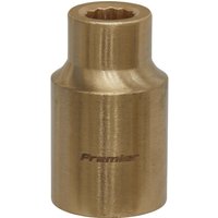 Loops 8mm Non-Sparking WallDrive Socket - 1/2" Square Drive - Beryllium Copper