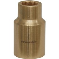 Loops 11mm Non-Sparking WallDrive Socket - 1/2" Square Drive - Beryllium Copper