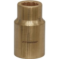 Loops 12mm Non-Sparking WallDrive Socket - 1/2" Square Drive - Beryllium Copper