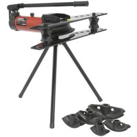 Loops 9 Tonne Industrial Pipe Bender with Stand - 2 Speed Hydraulic Pump - Tripod