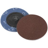 Loops 10 PACK - 50mm Quick Change Mini Sanding Discs - 120 Grit Aluminium Oxide Sheet