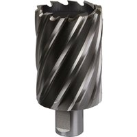 Loops 44mm x 50mm Depth Rotabor Cutter - M2 Steel Annular Metal Core Drill 19mm Shank in Metallics