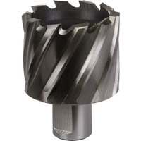 Loops 46mm x 25mm Depth Rotabor Cutter - M2 Steel Annular Metal Core Drill 19mm Shank in Metallics
