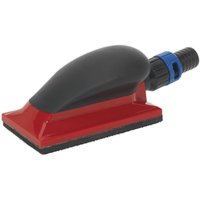 Loops Dust Free Sanding Block - 70mm x 120mm - Hook & Loop Foam Pad - 20mm Outlet