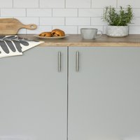 D-C-Fix Matt Grey 45cm x 5m Self-adhesive Vinyl Wrap for Doors & Furniture | Size: 450mm x 15000mm