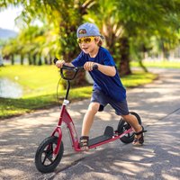 Push Scooter Stunt Scooter w 12" EVA Tyres over