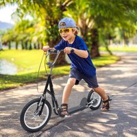 Stunt Scooter Push Kick Scooters Rubber Tyres Adjustable